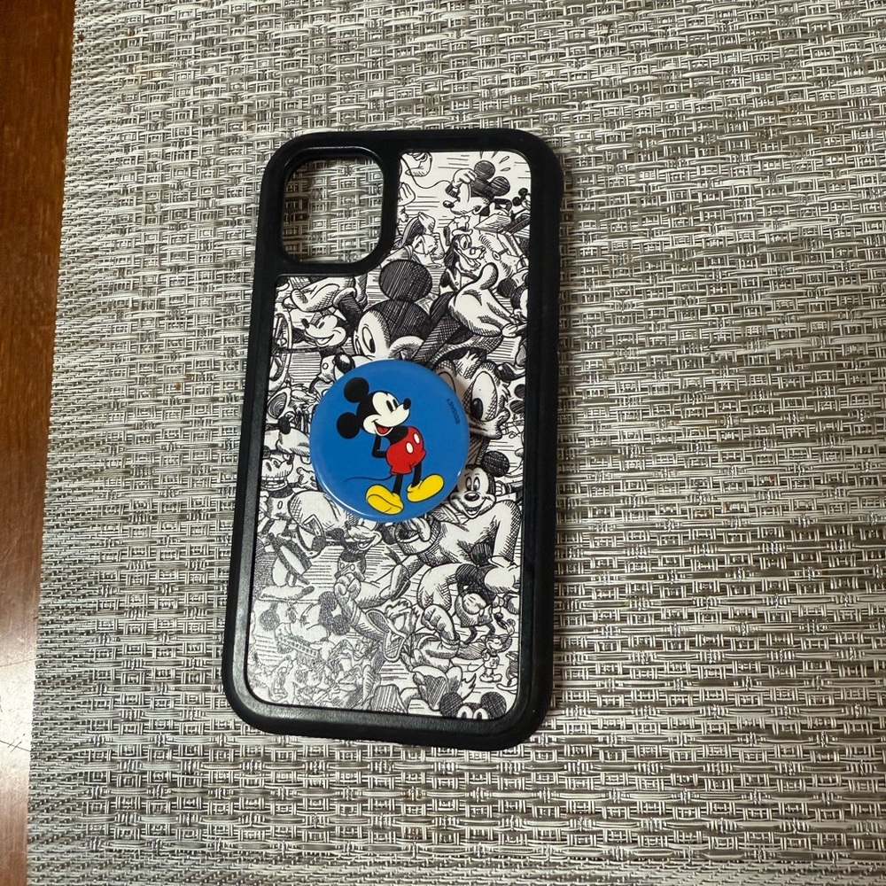 Disney Mickey Mouse Phone Case with Black Border